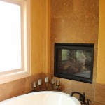 Master Tub w/ Fireplace